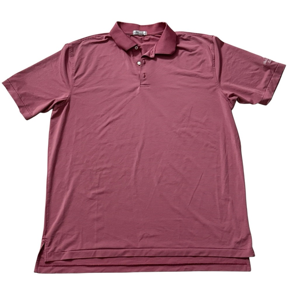 Peter Millar - Men's‎ XL Polo - Bellaire Country Club Florida - Red Stripes